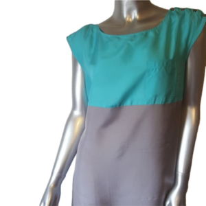 Anthropologie Odille Color Block Shift Dress Size 10